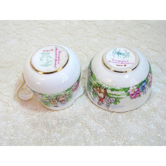 Evangeline's Acadian Gardens, Crown Staffordshire Sugar ans Creamer Set - Picture 4 of 4